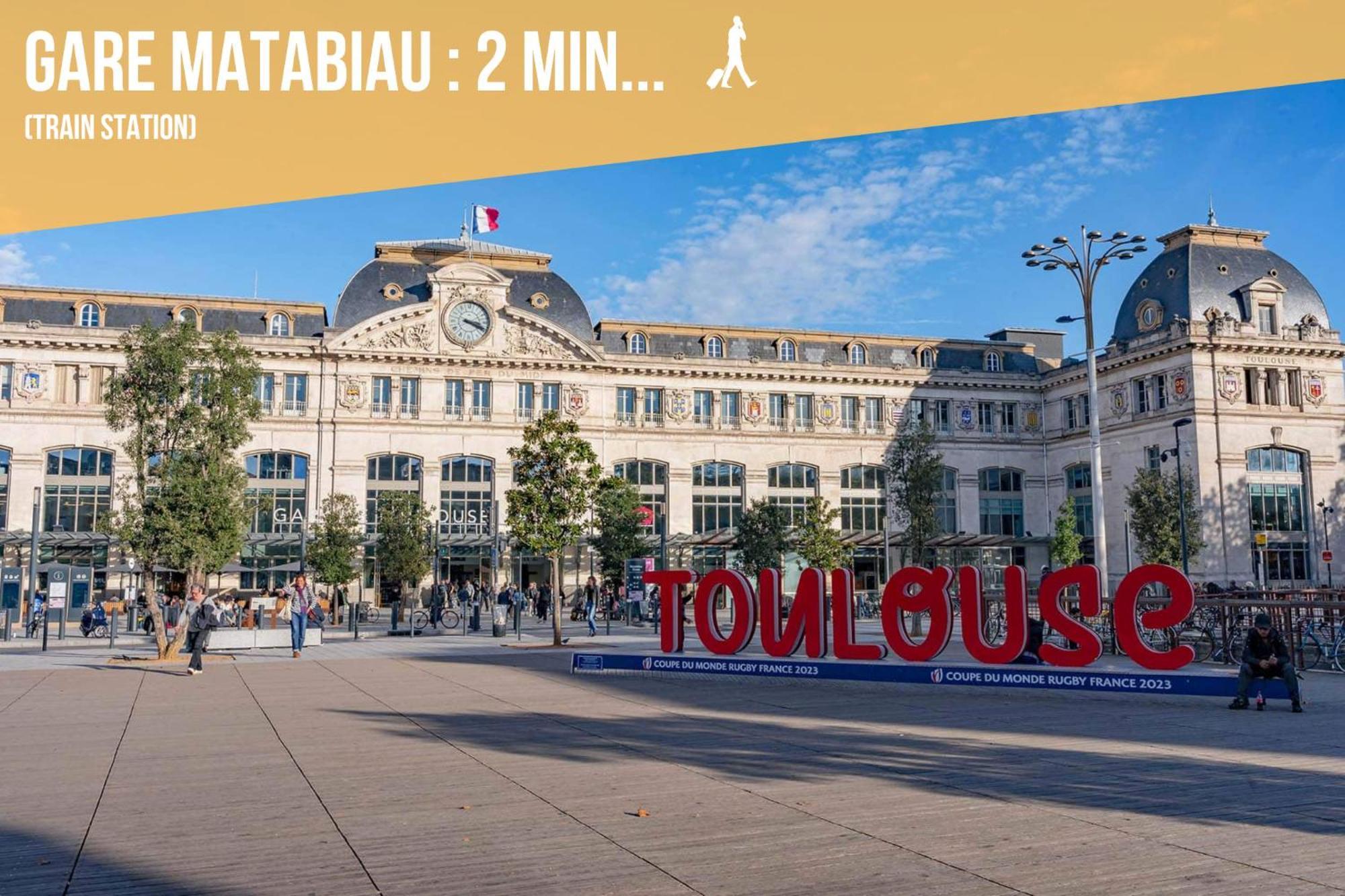 Grand Duplex Centre - Gare Apartment Toulouse Ngoại thất bức ảnh