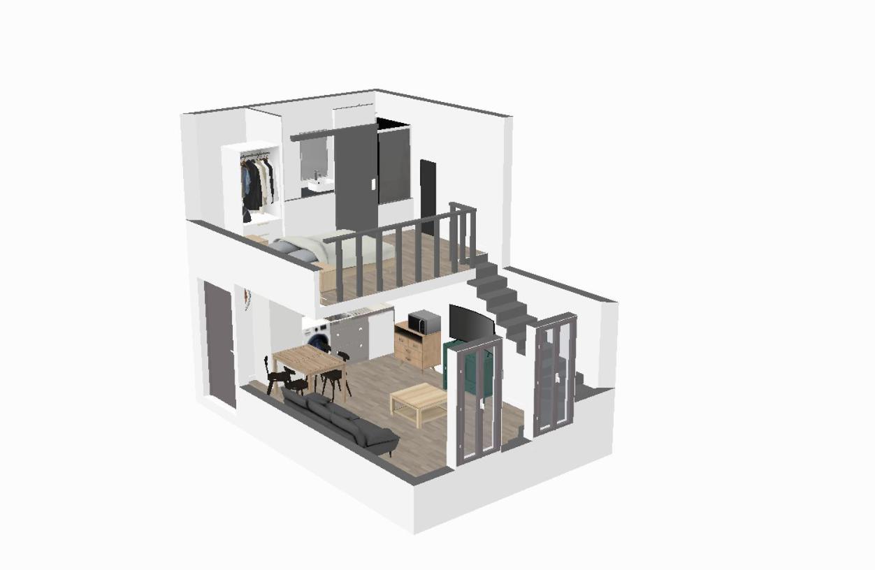 Grand Duplex Centre - Gare Apartment Toulouse Ngoại thất bức ảnh